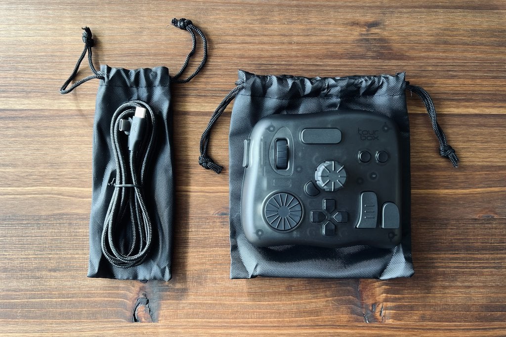 TOURBOX ELITE ディープシーブルー ケース付き キーボード