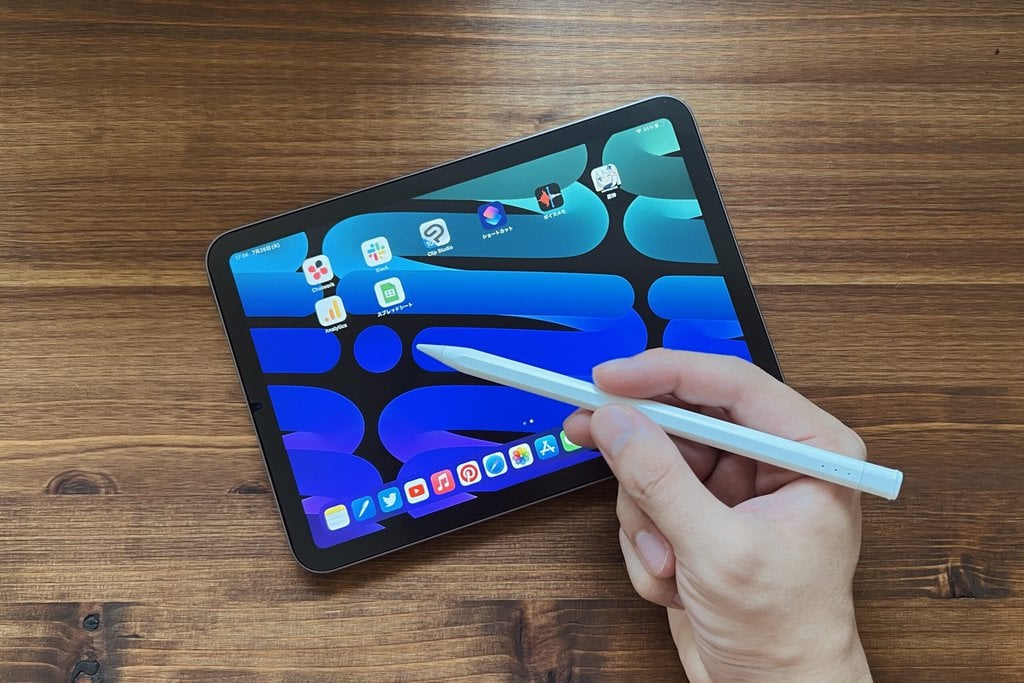 DOKYW タッチペン iPad 磁気吸着充電　傾き感知
